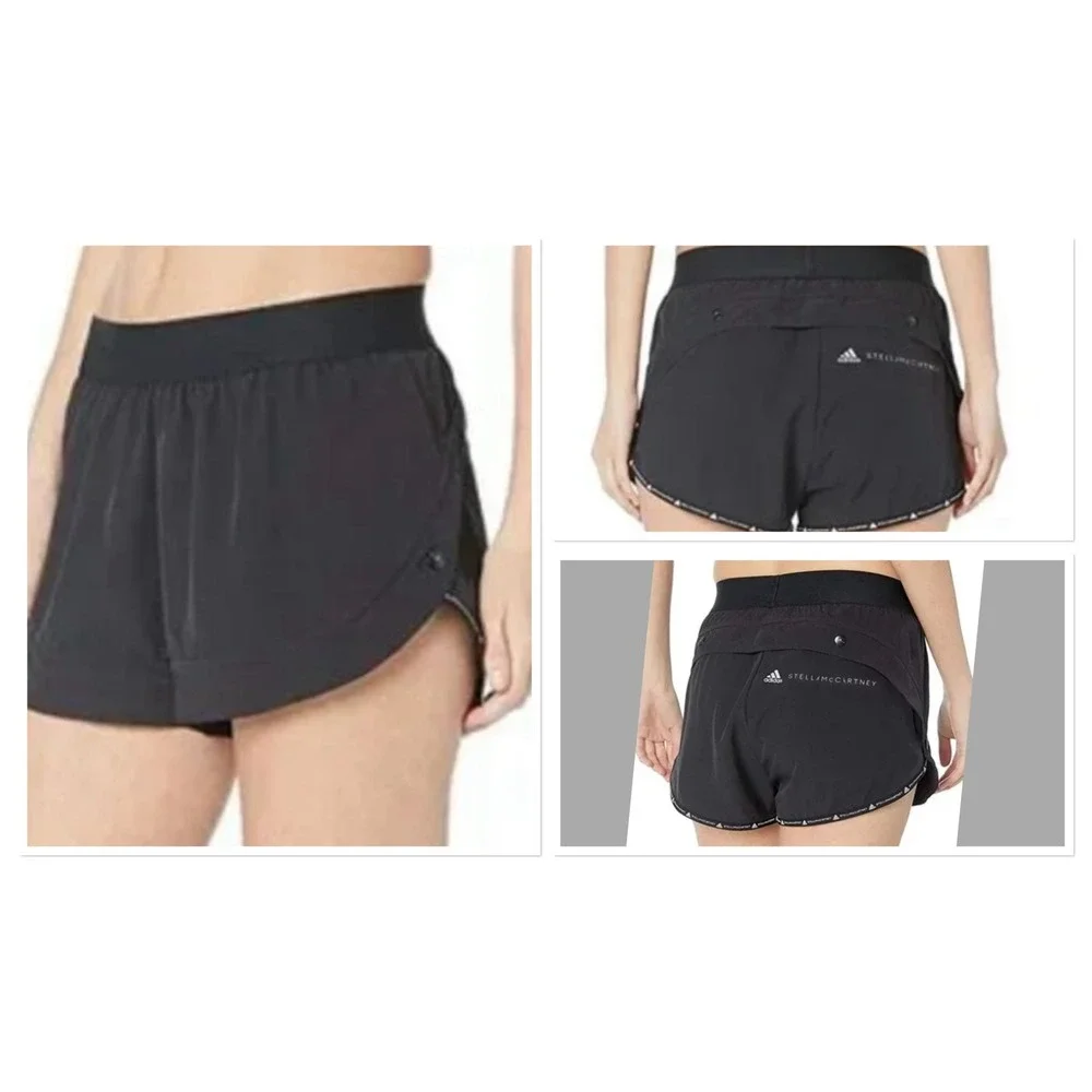 Adidas Stella McCartney Womens Black Performance Essential Shorts‎ Running Gym M